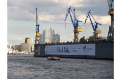China Professional Floating Dock Crane With Gantry In Shipyard, Supplier In China supplier