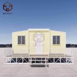 Grade 8 Earthquake Resistance Double Wing Container House With Balcony Easy Install
