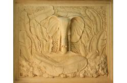 China 2015 hot sell artificial sandstone wall relief QG-R0009 supplier