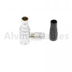 Lemo FHG 1B 2-16 Pin Elbow Plug Compatible Connector 90 Degree For Audio Video Equipment for sale