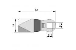 China Plastic Material Quarter Turn Cam Lock For Cabinet Door ToolBox supplier