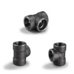 Industrial Chemical Pipe Fittings Carbon Steel Butt Welded Tee Customized for sale