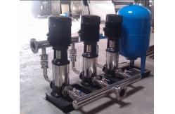 China Stainless Steel Manifold Water Booster Pump Set With Piplien And Pressure Tank supplier