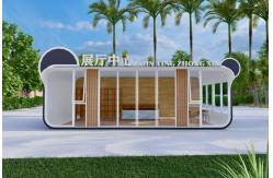 China 6x3x2.8m Customized Layout Prefab Capsule House 18m2 Floor Area supplier