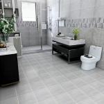 Grey Wooden Look Rustic Kitchen Porcelain Floor Tile Waterproof Bathroom for sale