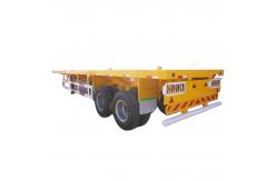 China 2 Axle Lorry Container Trailer 20FT ISO Tank Container Flatbed Semitrailer supplier