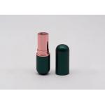 Oval Shape Dark Green Magnetic Empty Lip Balm Tubes