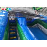Inflatable Water Slide Park Interesting Waterproof Commercial Inflatable Slide Coconut Tree Theme