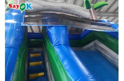 China Inflatable Water Slide Park Interesting Waterproof Commercial Inflatable Slide Coconut Tree Theme supplier