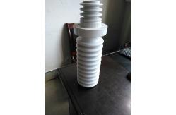 China White 25.8kV Ceramic Bushing Insulators For Transmission supplier