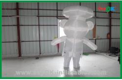 China Inflatable Animal Balloons White Custom Advertising Inflatable Bear Inflatable Cartoon Characters supplier