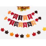 Give Thanks Unbleached Diy Felt Garland Bunting Banner Party Decoration for sale