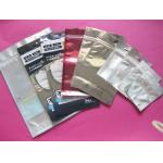 120 mic Three Side Sealed Snack Bag Packaging with Zip Top with Gravure Trap Printed for sale