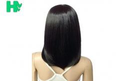 China Synthetic Heat Resistant Wigs / Long Bob Wigs With Side Bangs supplier