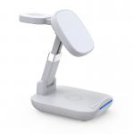 15W Foldable Wireless Charging Fast Charging ABS 3 In 1 Fast Charging Station for sale
