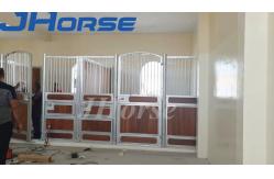 China Prefabricated Powder Coated Horse Boarding Stables Entire Opening supplier