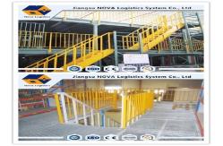 China Free Standing Multi Tier Mezzanine Rack With High Density Steel Marteria supplier