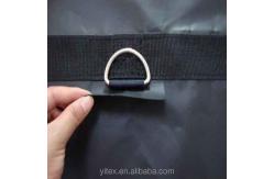 China 58 60 Heavy Duty Lumber Tarp 18oz Black PVC Tarpaulin Truck Cover supplier