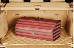 China Pu Leather Trunk Tool Organizer , Custom Logo Folding Car Trunk Organizer supplier