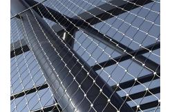 China 7x7 Structure Stainless Steel Wire Rope Mesh Net Wire Rope Mesh Railing supplier