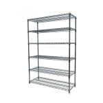 Customized ESD Storage 4 Layers Shelf Trolley Wire Mesh Shelving Cart