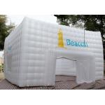 Large White Inflatable Cube Tent 420 D Oxford Cloth Apply To Trade Show for sale
