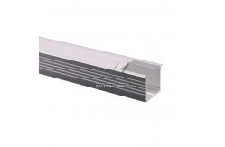 China Extrusion U Channel Strip LED Aluminium Profile 14mm With Light End Caps supplier