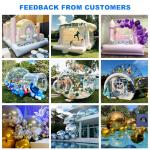 Transparent Bouncy Bubble House Inflatable Bubble Jump House For Todler