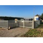 Security D Pale Powder Coated Palisade Fencing 2750mm Width for sale