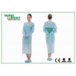 Disposable Non Woven Polyethene CPE Protective Isolation Gown for sale