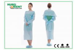 China Disposable Non Woven Polyethene CPE Protective Isolation Gown supplier