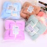 300 GSM Coral Fleece Face Bath Towel Set for Home Hotel Spa from OEM Manufacturers for sale
