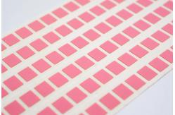 China 1mil Pink Matte High Temperature Resistant Polyimide Label 6mmx5mm supplier