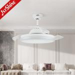 42 Inch Retractable Crystal Chandelier Ceiling Fans Indoor use