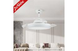China 42 Inch Retractable Crystal Chandelier Ceiling Fans Indoor use supplier