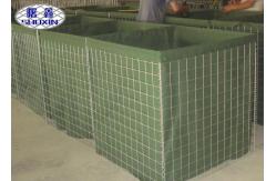China 1*1*1m Defensive Barriers Army Green Welded Gabion Hesco Mlilatary Use Bastion supplier