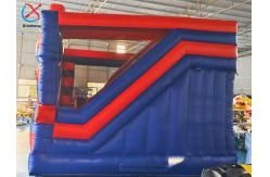 China Inflatable Combo Castle Spiderman Bouncy House With Slide supplier