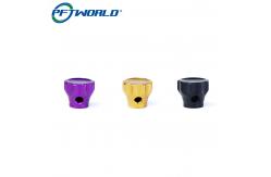 China Custom CNC machined aluminum parts color anodizing supplier