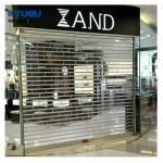 Polycarbonate PC Crystal Transparent Roller Shutter Door 7m width 6m height for sale