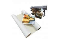 China High Resolution 380g Matte Polyester Cotton Blend Canvas Rolls For Latex Printing supplier