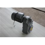 F87 Helical Worm Motor Reducer Gearbox Parallel Solid Shaft