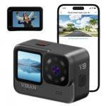 60FPS Waterproof Sports Cam 170 Degree 4k Vlog Action Camera for sale