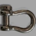 1t-10t 300 series Stainless Steel Bow Shackles Customizable size rustproof for sale