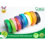 High flexibility Rainbow Coloured Masking Tape For Painting , Easy To Remove