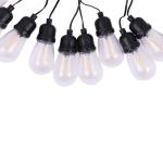 5V 1.5W DC Solar Powered LED String Lights 20 Vintage Edison Bulb String Lights for sale