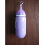 Purple Plastic Refillable Water Bottles With Food Grade PP / 304SS Material