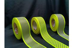 China lightweight Cotton Webbing With Reflective Heat Transfered On supplier