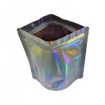 500mg Holographic Sealing Foil Pouches Doypack Heat Sealable Foil Bags for sale