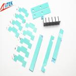 High Conductivity Silicone Thermal Gap Pad 3.0W/Mk Light Green  Gap Filler For LED Controller 35 Shore 00 for sale