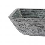 Titanium Black / Gray Bathroom Wash Basins L460 * W330 * H105mm Rectangular Black Vessel Sink